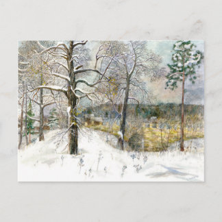 Carte Postale pont d'hiver