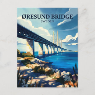 Carte Postale Pont d'Øresund Suède