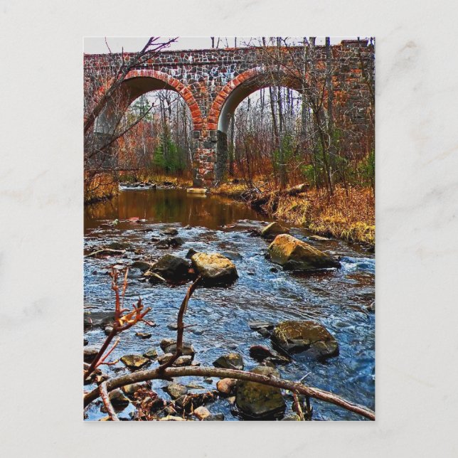 Carte Postale Pont Double Arche (Devant)