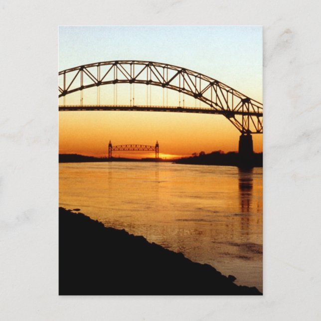 Carte Postale Pont du Cap Cod Bourne (Devant)