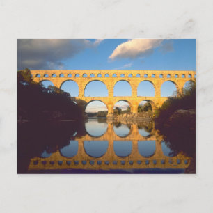 Carte Postale Pont du Gard, rivière Gardon, Gard, Languedoc,