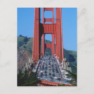 Carte Postale pont du Golden Gate et baie de San Francisco