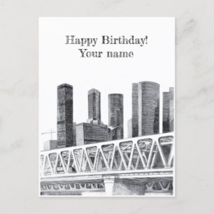 Carte Postale Pont du métro