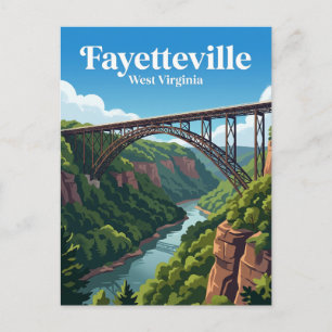 Carte Postale Pont du New River Gorge USA