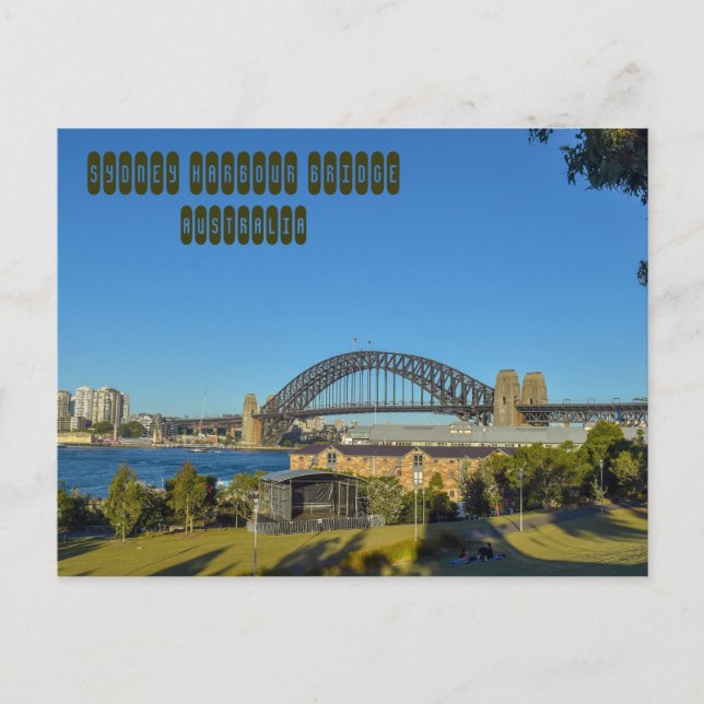 Carte Postale Pont du port de Sydney (Devant)