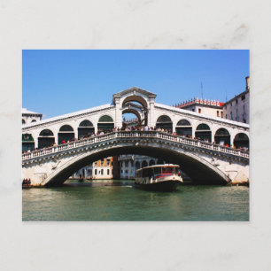 Carte Postale Pont du Rialto à Venise