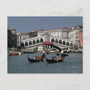 Carte Postale Pont du Rialto, Venise