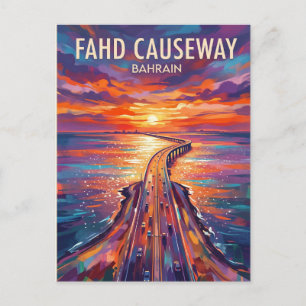 Carte Postale Pont du roi Fahd Bahreïn