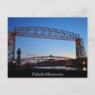 Carte Postale Pont élévateur aérien Duluth Minnesota