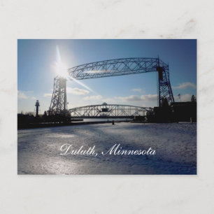 Carte Postale Pont élévateur, Duluth, Minnesota