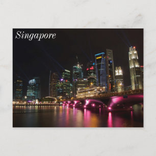 Carte Postale Pont Esplanade Singapour