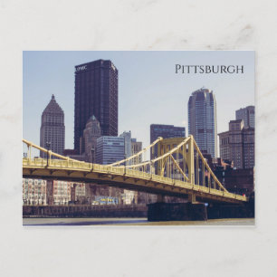 Carte Postale Pont et bâtiments de Pittsburgh