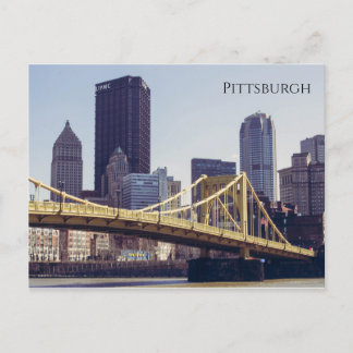 Carte Postale Pont et bâtiments de Pittsburgh