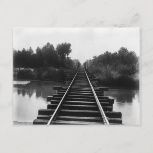 Carte Postale Pont ferroviaire 1800