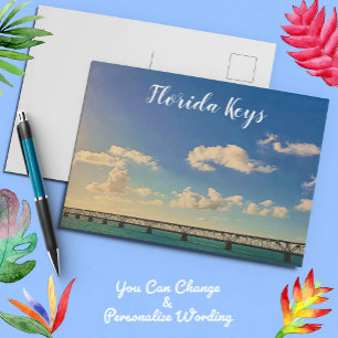Carte Postale Pont ferroviaire Bahia Honda Floride Keys