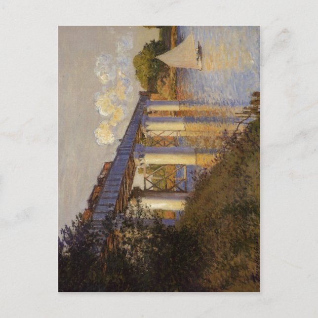 Carte Postale Pont ferroviaire Claude Monet à Argenteuil Le P (Devant)