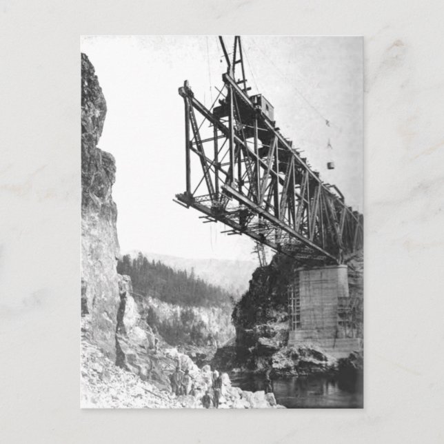 Carte Postale Pont ferroviaire Idaho Washington Northern (Devant)