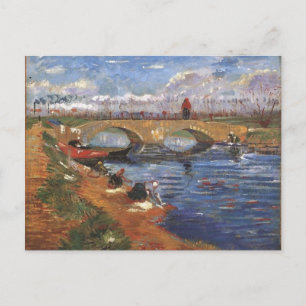 Carte Postale Pont Gleize, Canal Vigueirat, Vincent van Gogh