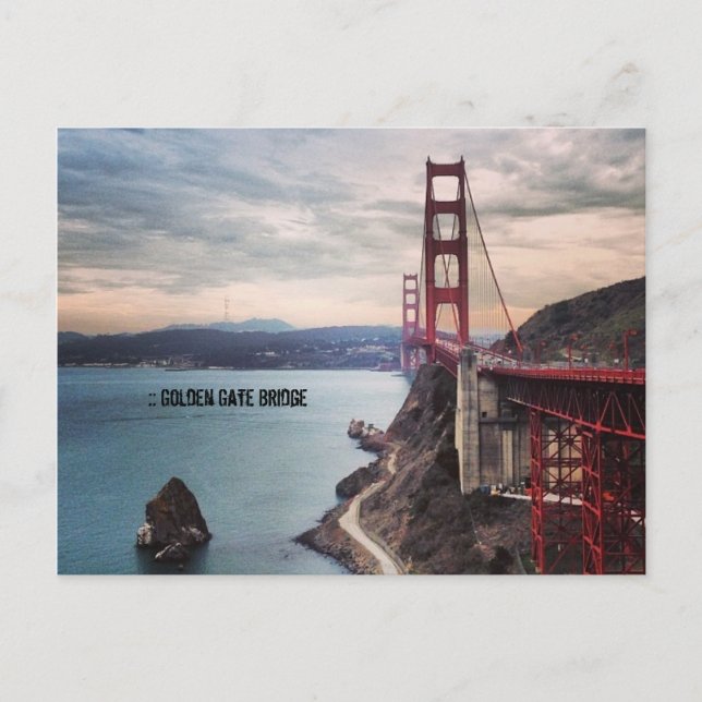 Carte Postale Pont Golden Gate (Devant)