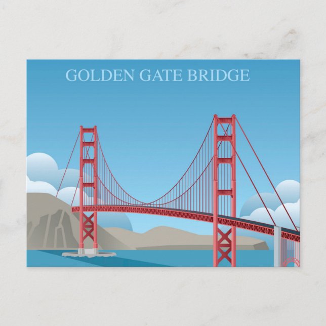Carte Postale Pont Golden Gate | San Francisco (Devant)