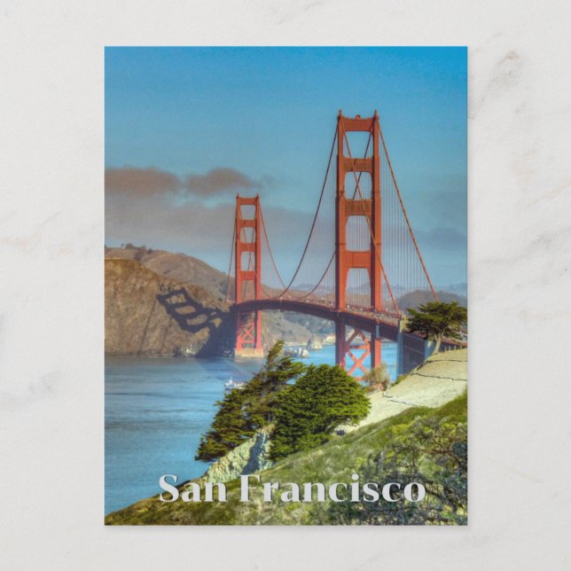 Carte Postale Pont Golden Gate San Francisco Californie Voyage (Devant)