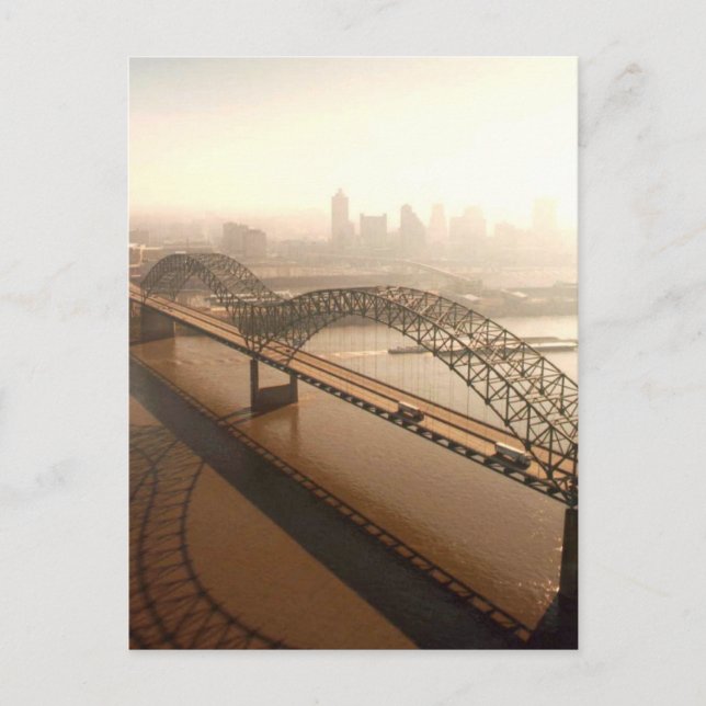 Carte Postale Pont Hernando de Soto à Memphis (Devant)