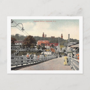 Carte Postale Pont, Highland, New Jersey, Vintage