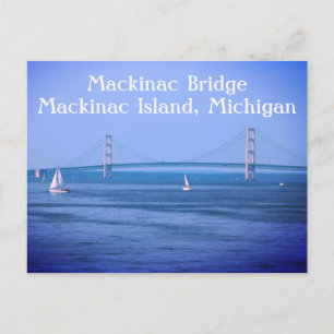 Carte Postale Pont Mackinac Île Mackinac Michigan