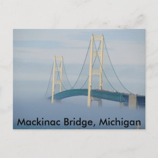 Carte Postale Pont Mackinac, Michigan