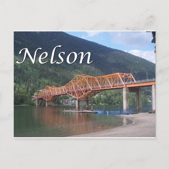 Carte Postale Pont : Nelson (Colombie-Britannique) (Devant)