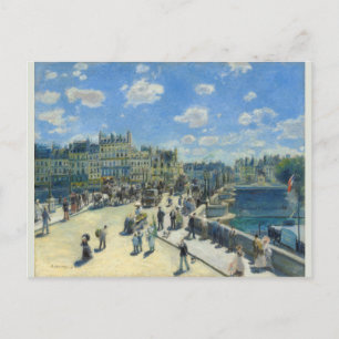 Carte Postale Pont Neuf Paris Pierre-Auguste Renoir