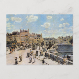 Carte Postale Pont Neuf vintage Paris France