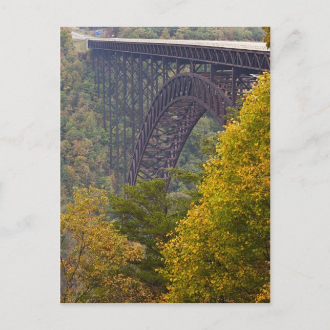 Carte Postale Pont New River Gorge Bridge, Nouvelle Gorge River (Devant)