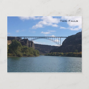 Carte Postale Pont Perrine et rivière Snake - Twin Falls