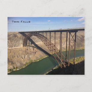 Carte Postale Pont Perrine et rivière Snake - Twin Falls