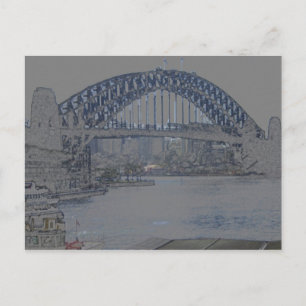 Carte Postale pont portuaire de sydney
