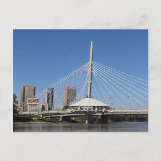 Carte Postale Pont Provencher de Winnipeg (Devant)