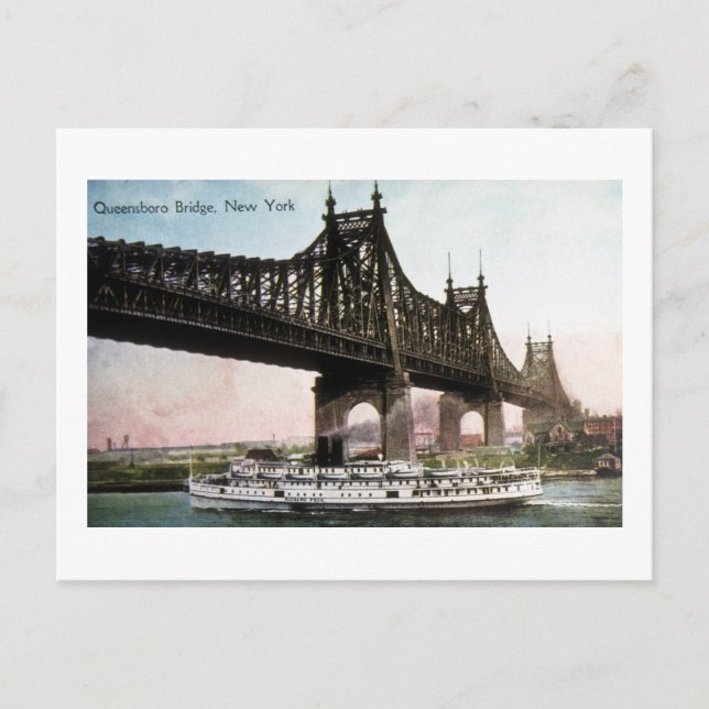 Carte Postale Pont Queensboro à New York (Devant)