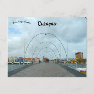 Carte Postale Pont Reine Emma Willemstad Curaçao