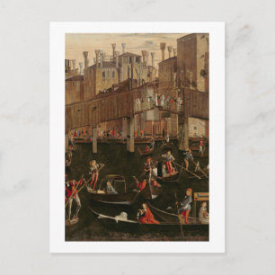 Carte Postale Pont Rialto en bois, du Miracle du Reli