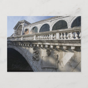 Carte Postale Pont Rialto sur le Grand Canal Venise Italie