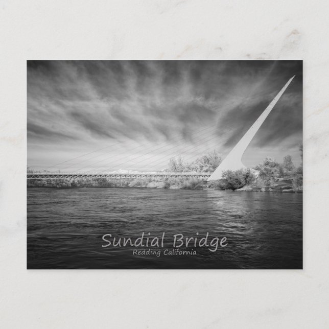 Carte Postale Pont Sundial Monochrome (Devant)