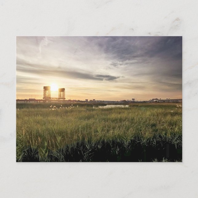 Carte Postale Pont Sunset Lincoln Park West Hackensack River (Devant)