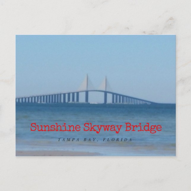 Carte Postale Pont Sunshine Skyway (Devant)
