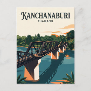 Carte Postale Pont sur la rivière Kwaï Thaïlande