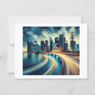 Carte Postale Pont sur l'eau,