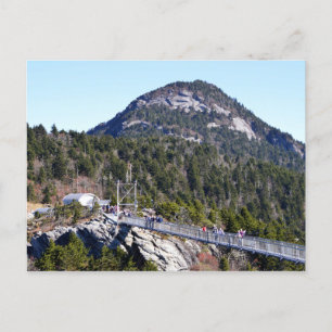 Carte Postale Pont Suspension Haut de mille Grand-père Mountain
