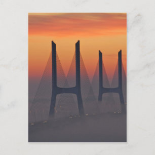 Carte Postale Pont Vasco da Gama Lisbonne Portugal