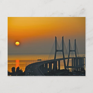 Carte Postale Pont Vasco da Gama Lisbonne Portugal