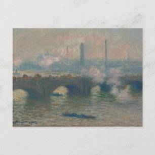 Carte Postale pont Waterloo, Gray Day, 1903 (huile sur toile)